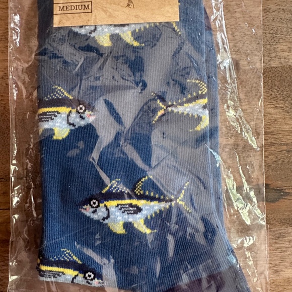Jimmy Lion NYC Socks TUNA & CHEESE 2 pair new in package Unisex socks - Picture 3 of 4